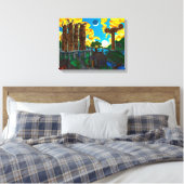Rückkehr der Götter - Canvas Print Leinwanddruck (Insitu (Schlafzimmer))