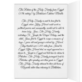 Rückkehr der Heiligen Familie aus Ägypten (Innen (Links))