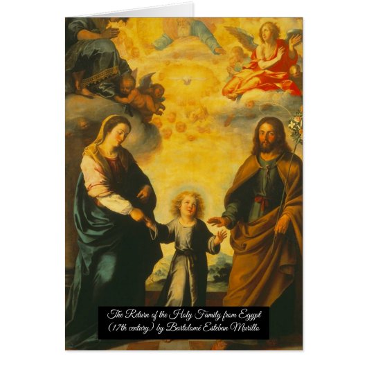 Rückkehr der Heiligen Familie aus Ägypten (Vorne)