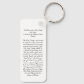 Rückkehr der Heiligen Familie aus Ägypten Schlüsselanhänger (Rückseite)