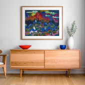 Rückkehr der Tiere | Ernst Ludwig Kirchner Poster