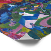 Rückkehr der Tiere | Ernst Ludwig Kirchner Poster (Ecke)