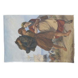 Rückkehr des Fischers (von Rudolf Jordan) Kissenbezug