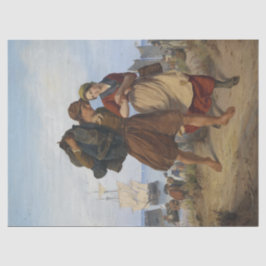 Rückkehr des Fischers (von Rudolf Jordan) Seidenpapier