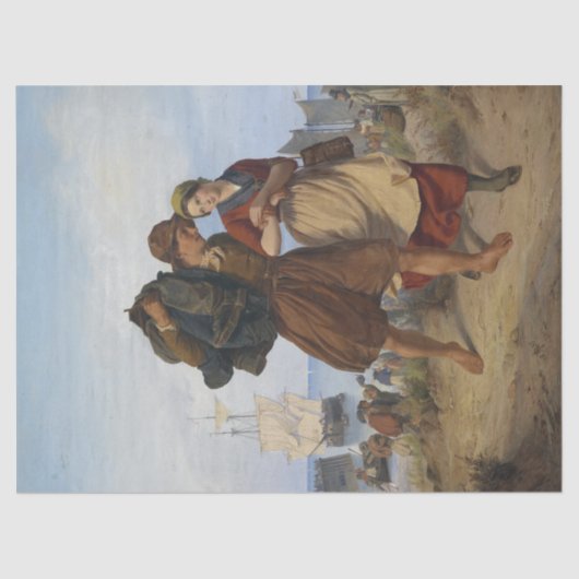 Rückkehr des Fischers (von Rudolf Jordan) Seidenpapier (Vorderseite)