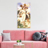 Rückkehr des Frühlings (Le Printemps) von Bouguere Leinwanddruck (Insitu (Wohnzimmer))