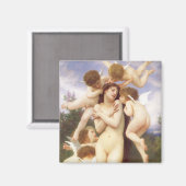 Rückkehr des Frühlings (Le Printemps) von Bouguere Magnet (Vorderseite/Rückseite)