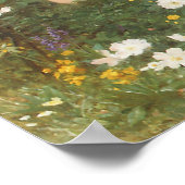 Rückkehr des Frühlings (Le Printemps) von Bouguere Poster (Ecke)