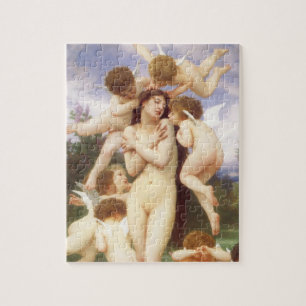 Rückkehr des Frühlings (Le Printemps) von Bouguere Puzzle