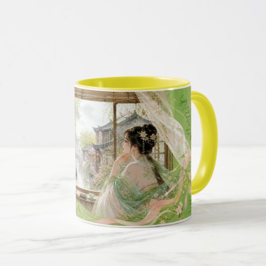 Rückkehr des Frühlings. Tasse (VorderseiteRechts)