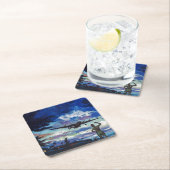 Rückkehr des Kriegers Rechteckiger Pappuntersetzer (Vor Ort)