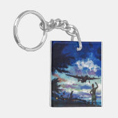 Rückkehr des Kriegers Schlüsselanhänger (Vorderseite links)