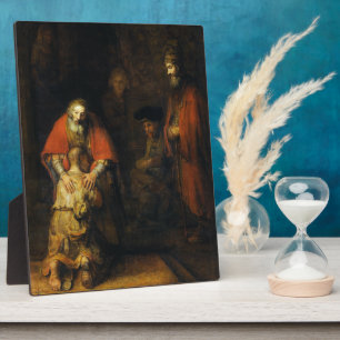 Rückkehr des Prodigal Son durch Rembrandt Fotoplatte