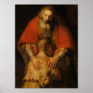 Rückkehr des Prodigal Son durch Rembrandt Poster