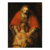 Rückkehr des Prodigal Son durch Rembrandt van Rijn Fotodruck (Vorne)