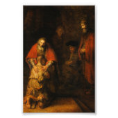 Rückkehr des Prodigal Son durch Rembrandt van Rijn Fotodruck (Vorne)