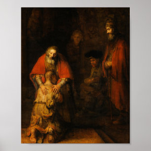 Rückkehr des Prodigal Son durch Rembrandt van Rijn Poster