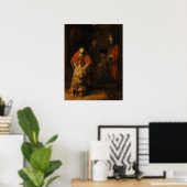 Rückkehr des Prodigal Son durch Rembrandt van Rijn Poster (Heimbüro)