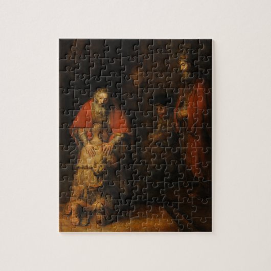 Rückkehr des Prodigal Son durch Rembrandt van Rijn Puzzle (Vertikal)