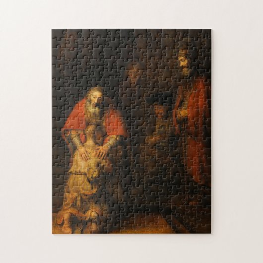 Rückkehr des Prodigal Son durch Rembrandt van Rijn Puzzle (Vertikal)