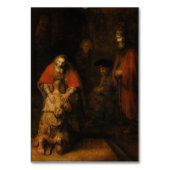 Rückkehr des Prodigal Son durch Rembrandt van Rijn Tischnummer (Rückseite)