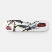 Rückkehr des Samurai-Huhn-Skateboards Skateboard (Horizontal)