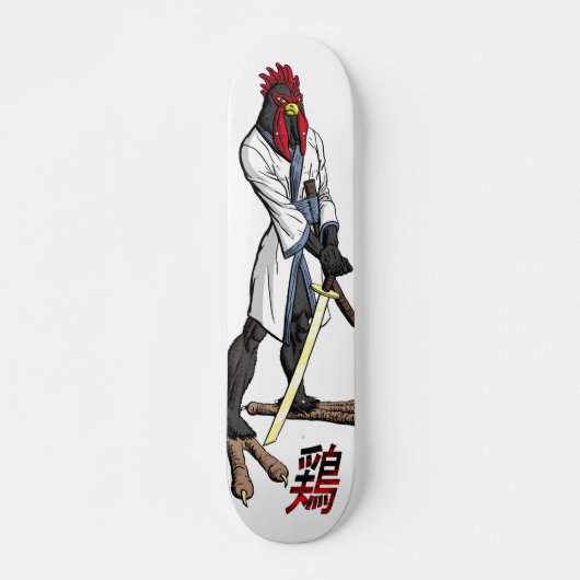 Rückkehr des Samurai-Huhn-Skateboards Skateboard (Vorne)
