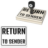 RÜCKKEHR DES SENDERS GUMMISTEMPEL (Stempel)