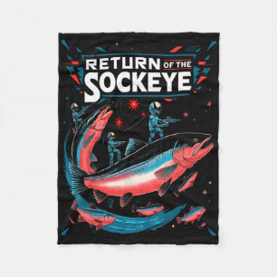 Rückkehr des Sockeye-Fischens Fleecedecke