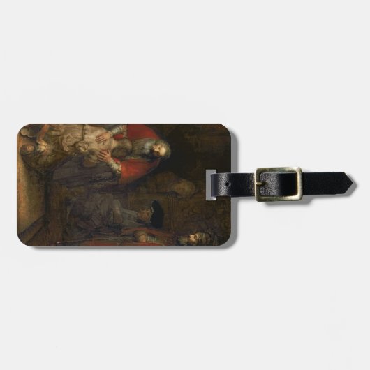 Rückkehr des verschwenderischen Sohns, c.1668-69 Gepäckanhänger (Vorderseite horizontal)