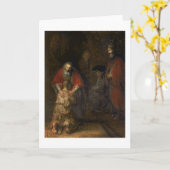 Rückkehr des verschwenderischen Sohns, c.1668-69 Karte (Gelbe Blume)