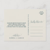 Rückkehr in die Berge | Vielen Dank Postkarte (Rückseite)