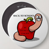 "RÜCKKEHR IN DIE SCHULE" APPLE BUTTON (Vorne & Hinten)