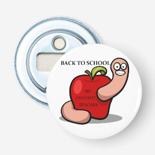 "RÜCKKEHR IN DIE SCHULE" APPLE FLASCHENÖFFNER