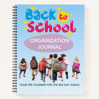 Rückkehr-in-die-Schule-Organisationsjournal Notizblock