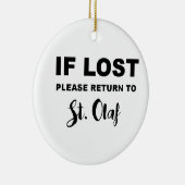 Rückkehr nach St. Olaf Keramikornament (Rechts)