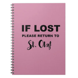 Rückkehr nach St. Olaf Notizblock