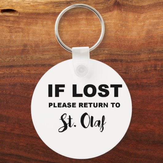 Rückkehr nach St. Olaf Schlüsselanhänger (Vorderseite)