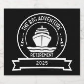 RÜCKKEHR SCHAUMWEINETIKETT (Einzelnes Label)