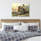 Rückkehr vom Hügel 1868 Leinwanddruck (Insitu (Schlafzimmer))