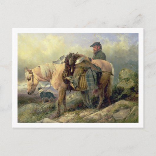 Rückkehr vom Hügel 1868 Postkarte (Vorderseite)