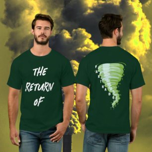 Rückkehr von Fartnado Green Gas Tornado Dark Unise T-Shirt