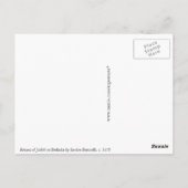 Rückkehr von Judith nach Bethulia durch Botticelli Postkarte (Rückseite)