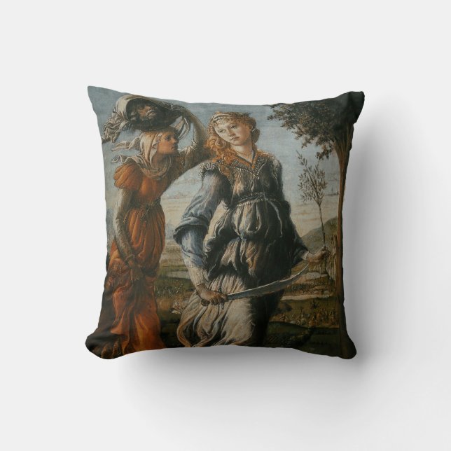 Rückkehr von Judith zu Bethulia durch Botticelli Kissen (Vorderseite)