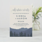 Rückkehr zum Erlebnis der Berge Save The Date (Stehend Vorderseite)