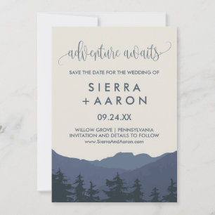 Rückkehr zum Erlebnis der Berge Save The Date