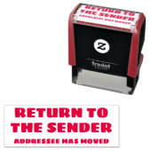 "RÜCKKEHR ZUM SENDER" "ADDRESSEE HAT SICH BEWEGT" PERMASTEMPEL (Beispiel)