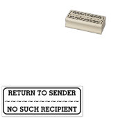 "RÜCKKEHR ZUM SENDER", "KEIN SOLCHER EMPFÄNGER", R GUMMISTEMPEL (Stempel)