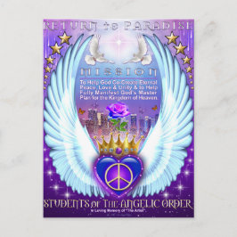 Rückkehr zur Paradiesmission Postkarte