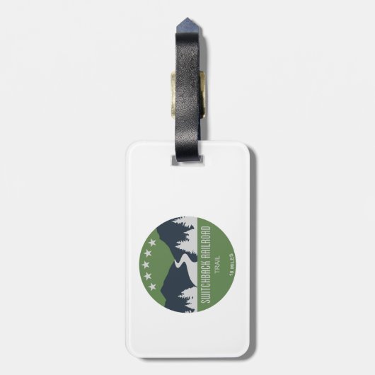 Rückkehrbahn Gepäckanhänger (Rückseite vertikal)